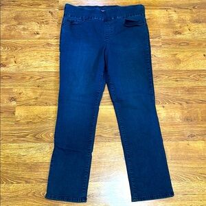 Gloria Vanderbilt Amanda Pull on Blue Straight Leg Jeans